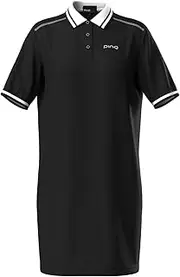 PING APPAREL(ピン アパレル) Pin Apparel 622-5124300 Women's Short Sleeve Dress (Absorbent, Quick Drying, UV Protection), Golf