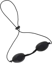 DOITOOL Eye Patch for Uv Black Light Goggle Safety Goggles Silicone Material for Tanning