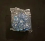 7 pc. Dungeons and Dragons Dice Set (sparkle Blue)
