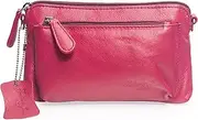 [Hudson & James] Designer Genuine Real Retro Small Real Leather Handmade Women Ladies Travel Satchel Everyday Crossover Shoulder Bag