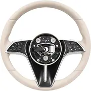 Car Steering Wheel，Compatible With Mercedes Benz C190 W117 W166 W177 W197 W205 W212 W213 W216 W217 W218 W222 W253 W257 W463 W464 GLE G63 C63(Style 01)