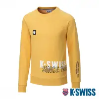 在飛比找momo購物網優惠-【K-SWISS】圓領長袖上衣 Modern Sweatsh