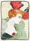 13118.Wall Decor Poster.Room home design.Toulouse-Lautrec art.Ms.Lender portrait