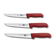 [Victorinox] Straight Back Blade Striking Knife w/ Fibrox (Red) - 18cm