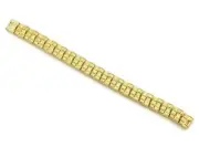 Vintage Retro Stamped "Napier" Gold Thick Patchwork 7" Chain Section D435