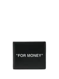 在飛比找Farfetch優惠-"For Money" bi-fold wallet