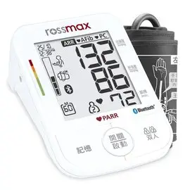 Rossmax優盛藍牙電子血壓計X5(心房顫動AFib)+(心律不整ARR)+(早期收縮PC)