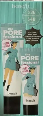 Benefit's: POREfessional/Pore Minimizing Primer Lot: Full size plus a free mini