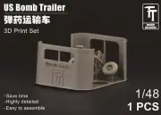 Master Percision 1/48 Scale US Bomb Trailer 3D Print Set