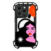 iPhone 16 Pro Ultra Bounce Case MagSafe Compatible Moon by Camila Rosa