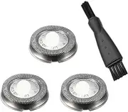 3 Pcs Replacement Shaver Head ，Compatible For Philips Norelco ，HQ3 HQ4 HQ55 HQ56 HQ6900 HQ6868 HQ5812 HQ6874 Razor Blade