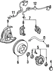 Genuine Toyota Flex Hose 90947-02698 (for: Toyota)