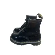 Dr. Martens 1460 BEX Patent Leather Black Women's Mid Boots Size 7 NEW