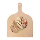 Pizza Peel Restaurant-Grade Wooden Pizza Cutting Board Natural Fish Pizza Paddle