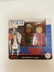 Netflix "STRANGER THINGS" PEZ Dispenser Set of 2 LUCAS & DUSTIN w/ Pez Candy NEW
