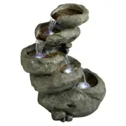 Design Toscano Avalanche Peak Cascading Garden Fountain