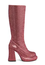[Sugar Thrillz] Bling It Up Platform Boots - Pink