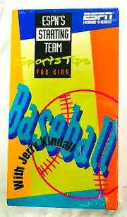 ESPN’S Starting Team Sports Tips for Kids- Baseball w/Jerry Kindall (VHS, 1992)