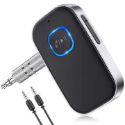 Bluetooth Receiver for Car, Noise Cancelling 3.5mm AUX Bluetooth Car Adapter,...