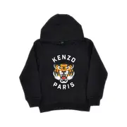 [KENZO] KENZO Tiger print hoodie Kids 14Y 14Y Blue