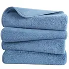 Quick Dry Lint Free Microfiber Hand Towel, 16 x 30 in, Set of 4 (Blue)