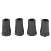 4pcs Replacement Rubber Tips End for Hiking Stick Walking s 4cm