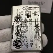 Zippo Devil May Cry 5 Dante Cavaliere Bike Silver Brass Oil Lighter Japan New