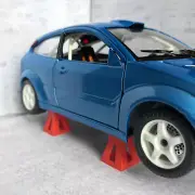 4 x Axle Jack Stands for Diorama Garage / Workshop 1:24 scale Car Model