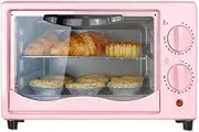 oven mini oven air fryer oven 12L Mini Oven,Multi-Function Convection Countertop Toaster Oven Electric Toaster Oven Toaster Ovens Countertop Toaster Oven Air Fryer, (Color : Pink) (Color : Pink, S
