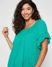 Millers Short Sleeve Shirred Blouse