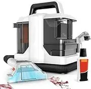 Carpet Cleaner Machine,Carpet & Upholstery Cleaner, Portable 750W 15Kpa Strong Suction Spot, Deep Cleaning Carpet, Includes 2 Cleaning Heads, Perfect for Carpets, Rugs, Stairs and Cars