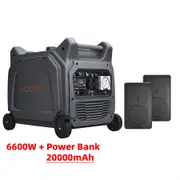VoltX 6.6KW Inverter Generator 2 Wire Start + 20000mAh Power Bank