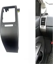 RHD Compatible For Prius 2004-2009 Dashboard Air Vents Trim Frame Compatible For Prius 2004-2009 Air Conditioner Outlet Panel Cover Chrome(A left panel)