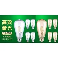 在飛比找Yahoo奇摩購物中心優惠-【Luxtek】 ST64 6W 牛奶燈LED燈絲燈泡E27