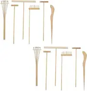 Generic 2 Sand Table Accessories Miniature Tools Sand Rake Rock Kit Zen Garden Sand Garden Kit Mini Zen Garden Ornaments Zen Garden Decor Mini Rake Zen Rakes Sandbox Zen Garden Rake Bamboo