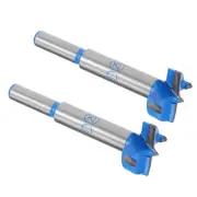 2pcs Forstner Drill Bit - [25mm] Carbide Wood Auger Opener Boring Bit, Dark Blue