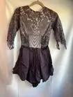 Solaris Lace Romper; Mocha, Festival, NEW WITH TAGS ⭐️