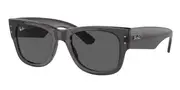 Ray-Ban RB0840S Mega Wayfarer 1406B1 Men's Sunglasses Black Size 51