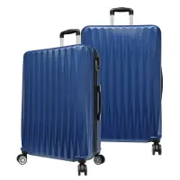 在飛比找Yahoo奇摩購物中心優惠-RAIN DEER 馬蒂司28吋ABS拉鍊行李箱/旅行箱-藍
