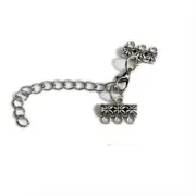 10 Sets Multi Strand Clasps with Lobster Clasps Necklace Connectors Bails Jew...