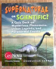 NEW Pomegranate GeoNova Discovery "Supernatural or Scientific" Knowledge Cards
