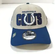 Indianapolis Colts NE NFL 2023 Draft Flex-Fit Hat ~ Stone/Blue