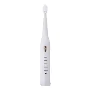 Sonic Electric Toothbrush USB Induction Charging Full Body Washable with 4 Replacement Brush Heads