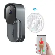 Wireless Smart WiFi Video Doorbell Smart Phone Door Ring Intercom Camera Security Bell