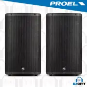 Proel DIVA12A Pair - 12" Active 2-Way Loudspeaker with DSP - 1000W