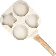 Egg Frying Pan, Non-Stick Pan - Sandwich Pan For Breakfast With 4 Cups - Non-Stick Breakfast Pan For Camping Trips At Home Kitchen Apartments Dorms