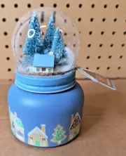 Aldi Huntington Home Snow Globe Candle Gingerbread Cookies Limited Edition