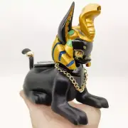 5.2inch Anubis God Silicone Hookah Hand Pipe Smoking Pipes W/ 14mm Glass Bowl