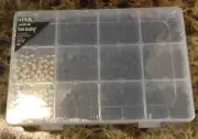 Bead Landing Lava black Bead Mix 900 pcs 6mm beads in sealed sorting container