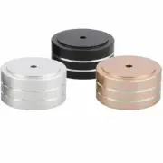 4PCS 40x20mm Aluminum Isolation Feet Pad for HiFi Turntable Player Speaker Stand